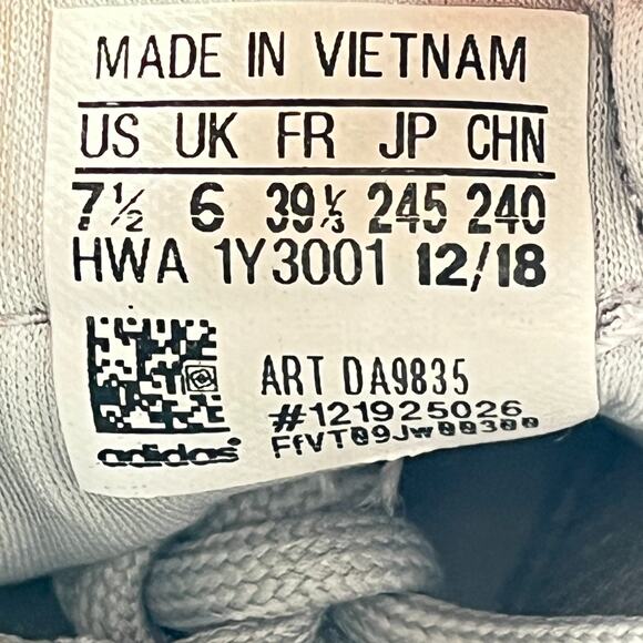 Adidas Cloudfoam QT Flex Gray Running Shoes Sneakers DA9835 Women’s Size 7.5 - Picture 9 of 10